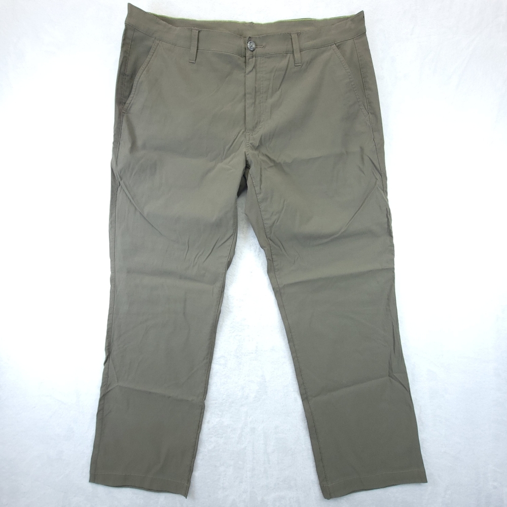 Eddie Bauer Men's Pants 38x30 Green Nylon Outdoor Hiking
